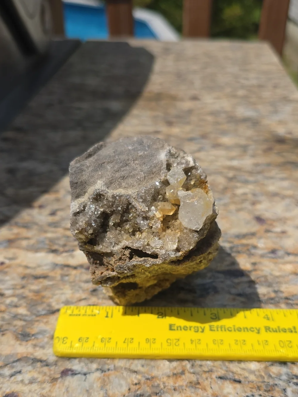 #24 Natural Quartz Crystal Geode with Several Herkimer Diaminds